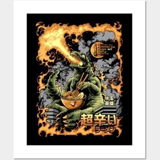 Ramen Zilla Hell Level Posters and Art